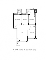 Blk 251 Tampines Street 21 (Tampines), HDB 4 Rooms #168029892